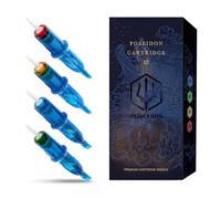 Poseidon V3 aiguilles de cartouche de tatouage 30 PCS avec Membrane cartouche de sécurité tatoueur aiguilles de tatouage jetables doublure circulaire (1203rl)