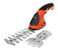 POSENPRO Cisaille Sculpte-Haies et Taille-Herbes sans Fil 7,2V, 2 en 1 Cisailles à Gazon avec 2 Lames, Batterie 1500mAh, Chargeur pour Cour/Jardin/pelouse