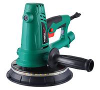 POSENPRO Ponceuse pour cloisons sèches, Ponceuse de plafond 750W, Vitesse variable 1.500-2.700 t/mn, aspiration réglable, lumière LED, Ponceuse murale et 6x papier abrasif
