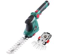 POSENRPO Cisaille Sculpte-Haie et Taille-Herbes sans Fil 7,2V, Cisaille à Gazon 2 en 1 avec Poignée Rotative, Batterie 1500mAh et Type C, Largeur/Longueur de Coupe 10 cm/18 cm, pour Coupe, Elagage