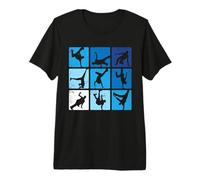 Poses de Danse Hip-hop rétro Vintage Cadeau T-Shirt Haut de Gamme