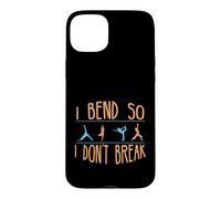 Poses de Yoga Que Je Plie pour ne Pas rompre avec Un Mode de Vie sain | Yoga Coque pour iPhone 15 Plus