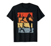 Poses de Yoga Vintage Ayurveda T-Shirt Graphique avec Valeur