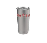 Poses drôles de méditation de yoga en forme de tasse rouge Gobelet isotherme en acier inoxydable double paroi