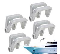 Poseurs De Pare-chocs De Bateau - Porte-boucles | Accessoires D'amarrage De Bateaux, Cintres De Pare-chocs À Libération Rapide Pour Un Usage, Clips De Pare-chocs De Bateaux Résistants Aux UV En