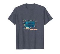 Posez-Moi des Questions sur l'assurance-maladie, Je Peux Vous l'expliquer T-Shirt, Homme, Bleu Chiné, 5XL