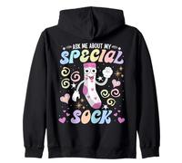 Posez-Moi des Questions sur ma Chaussette spéciale - Funny Rude Sweat à Capuche