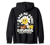 Posez-Moi des Questions sur ma diarrhée Explosive, Blague Sarcastique et mème Humoristique Sweat à Capuche