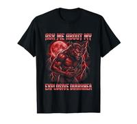 Posez-Moi des Questions sur ma diarrhée Explosive Funny Alpha Wolf T-Shirt Graphique avec Valeur