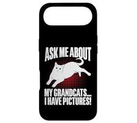 Posez-Moi des Questions sur Mes Grands-Parents J'Ai des Photos Cat Grandma Coque pour iPhone Air