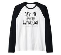 Posez-Moi des Questions sur Mon Grand-père, ma Grand-mère, Mon Grand-père, Mon père, Mon Chat, Mon Amour pour Animaux de Compagnie. Manche Raglan