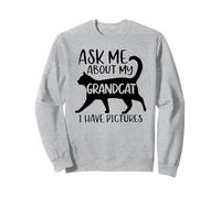 Posez-Moi des Questions sur Mon Grand-père, ma Grand-mère, Mon Grand-père, Mon père, Mon Chat, Mon Amour pour Animaux de Compagnie. Sweatshirt