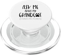 Posez-Moi des Questions sur Mon Grand-père, ma Grand-mère, Mon Grand-père, Mon père, Mon Chat, Mon Amour pour Animaux de Compagnie. PopSockets PopGrip pour MagSafe