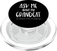 Posez-Moi des Questions sur Mon Grand-père, ma Grand-mère, Mon Grand-père, Mon père, Mon Chat, Mon Amour pour Animaux de Compagnie. PopSockets PopGrip pour MagSafe