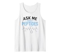 Posez-Moi Une Question sur Peptides Fitness Science Biohacking Funny Gym Débardeur