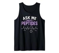 Posez-Moi Une Question sur Peptides Fitness Science Biohacking Funny Gym Débardeur