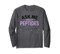 Posez-Moi Une Question sur Peptides Fitness Science Biohacking Funny Gym Manche Longue
