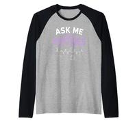 Posez-Moi Une Question sur Peptides Fitness Science Biohacking Funny Gym Manche Raglan