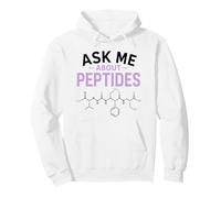 Posez-Moi Une Question sur Peptides Fitness Science Biohacking Funny Gym Sweat à Capuche