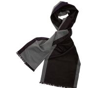 Posh Gear Écharpe 'Bicolor' noir, Taille 180x30 cm