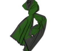 Posh Gear Écharpe 'Bicolor' vert foncé, Taille 180x30 cm