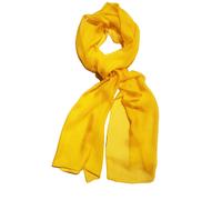 Posh Gear Écharpe 'Chiffon Scialle' jaune citron, Taille 180x30 cm