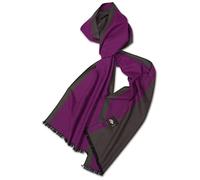 Posh Gear Écharpe Foulard Homme Bicolor2, violet 100% soie