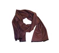 Posh Gear Écharpe 'Setaforte' brun foncé, Taille 180x30 cm