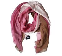 Posh Gear Foulards oversize 'Chiffon Tri-Color' rosé, Taille 120 x 180 cm