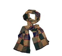 Posh Gear Homme Écharpe Foulard Rettangolo, Beige 100% soierie