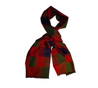 Posh Gear Homme Écharpe Foulard Rettangolo, Rouge 100% soierie