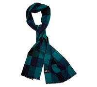 Posh Gear Homme Écharpe Foulard Rettangolo, Turquoise 100% soie