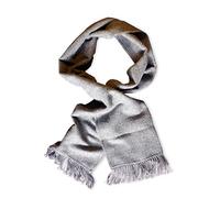 Posh Gear Hommes 100% Alpaga Écharpe Monocromatico, gris