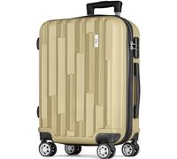 POSH Grande Valise Rigide - Légère en ABS 100 L avec 4 kg - Valise XL avec Serrure à Combinaison - roulettes pivotantes 360° à roulement Fluide - Idéale pour des Voyages de 2 semaines