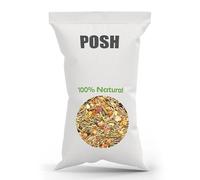 POSH Nourriture pour lapins 10 kg Mélange naturel avec légumes, luzerne et céréales - Aliment complet pour lapins nains - Omega-3, vitamines et minéraux