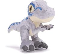 Posh Paws Jurassic World Peluche Dinosaure Velociraptor Bleu Clair 25,4 cm