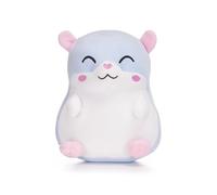 Posh Paws Kawaii Kuties 49402H Jouet en peluche douce Kibou le hamster Bleu 24 cm