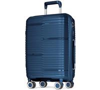 POSH Valise Cabine 55x40x23 cm - Rigide légère 2,5 kg en polypropylène - Trolley Cabine 37L avec Doubles Roues silencieuses 360° - Bagage Cabine de Voyage Robuste avec Serrure TSA