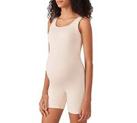 POSHDIVAH Body de maternité pour femme - Double doublure - Sans manches, beige, Small