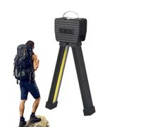 Posing Rechargeable Work Light, Foldable Lighting Lamp, Seven Gear Dimming Flashlight with Hanging Hooks, Portable Stage Photography Equipment, Fitness Camping Spotlight for Performance Setup