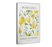 Positano, affiche d'art de la côte amalfitaine, affiche d'art italienne, cadeau de voyage, affiche de voyage, impression européenne, côte italienne, Riviera italienne, décoration murale sur toile