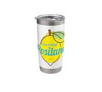 Positano Costa d'Amalfi Citron Italie Côte Amalfitaine Gobelet isotherme en acier inoxydable double paroi