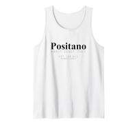 Positano Italie Côte Amalfitaine Calme Luxe Esthétique Typographe Débardeur