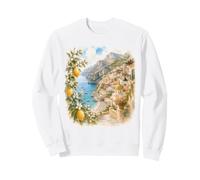 Positano Italie Côte Amalfitaine Citron Voyage Italien Sweatshirt