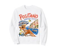 Positano Sunbathing Society Vacances sur la côte Italienne Sweatshirt