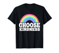 Positif Anti-Intimidation Rainbow Peace Hippie Choisissez la gentillesse T-Shirt