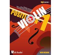 Position 1 Violon | Recueil de Chansons Méthode Première Position avec CD Accompagnements | Partitions et Exercices | 38 Exercices Doigts 7 Gammes Triades 68 Morceaux Concert Pistes Playalong Cahier