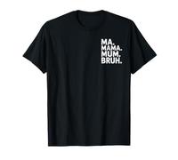 Position de Poche rétro Super Mignonne Vintage Ma Mama Mum Bruh T-Shirt