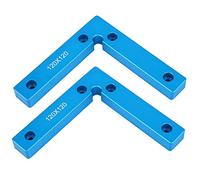 Position de positionnement à 90 degrés Clamp carré 6061 Pince d'angle d'angle droit en alliage en alliage pour le travail du bois de travail du bois 120x120 mm bleu 2pcs