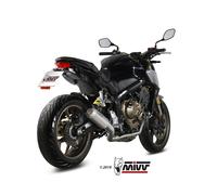 Pot D'Echappament Complet MIVV MK3 Noir Inox Noir HONDA CBR 650 R 2019 > 2023